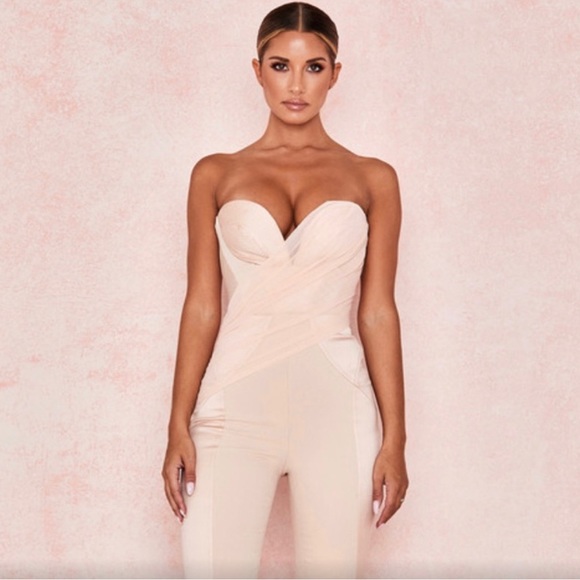 House of CB Pants & Jumpsuits House Of Cb Pink Jumpsuit Nwt Poshmark